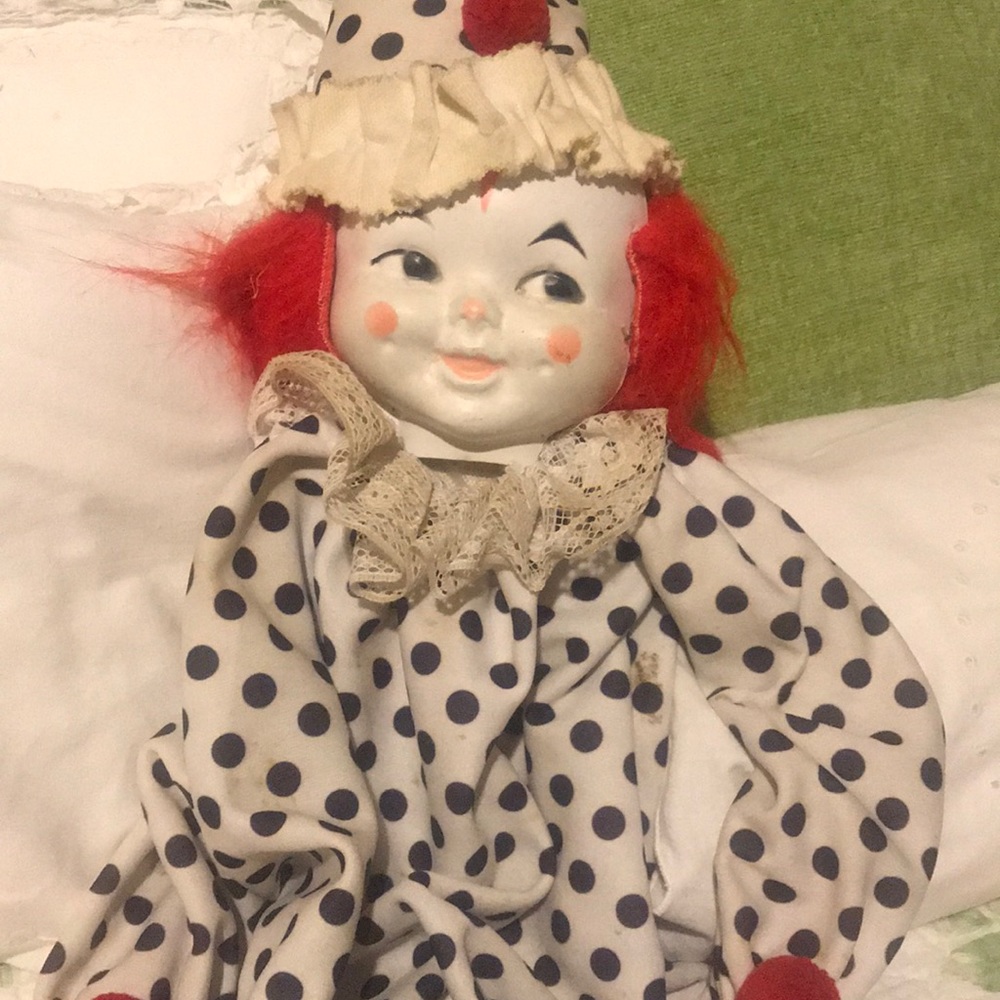 OLD clown toy
